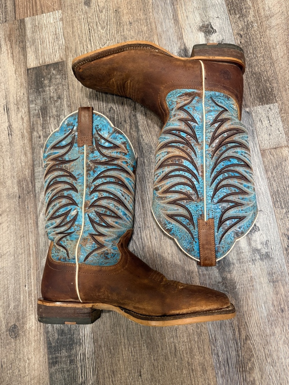 Ariat Men's Firecatcher Western Boots Lake Blue size 7 D
